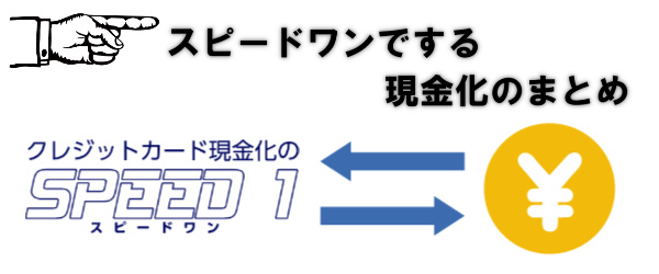 スピードワンでする現金化のまとめ